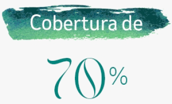 Cobertura de 70%
