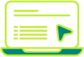 Icono computadora de test de screening  detección de cáncer 2